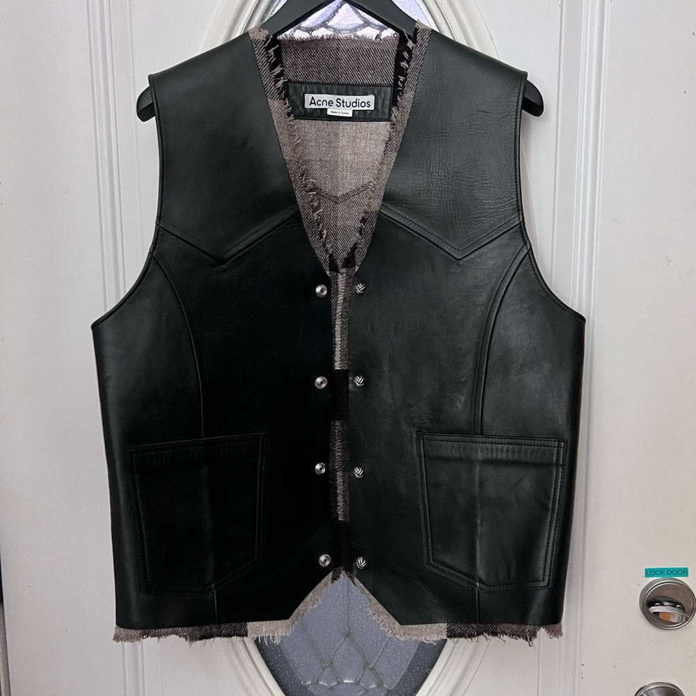 ACNE STUDIOS men’s leather vest NWT